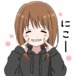 パーカーの女の子