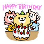 誕生日&お祝いスタンプ