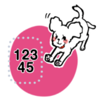 しろい犬　まる