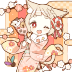 ゆるねこたちのお祝いスタンプ