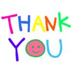 シンプル&スマイル☆デカ文字スタンプ