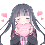 ねこみみパーカー女子の音ゲー用語スタンプ