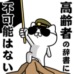 『高齢者』お名前/軍人にゃんこ