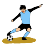 サッカー応援しようぜ！（水色編）