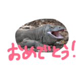 コモドドラゴンスタンプ by Rosinyan