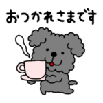 トイプードル　ねぎらい