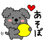 トイプードル 日常スタンプ