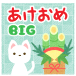 BIGなあけおめナチュラルスタンプ2022