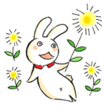 ウサギコットン100％