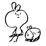まるぼううさぎさん