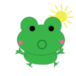 蛙の敬語スタンプ　おはようございますなど