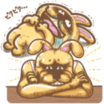 毎日が劇画すぎ！ドヤ顔エロ目ウサギの日常