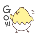 殻付きぴよこの気まぐれスタンプ
