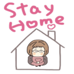 可愛いばあばからの緊急応援スタンプ