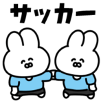 サッカーうさぎ