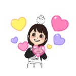 ショートカット女子×ヨッシースタンプ