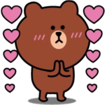 動く！シンプルな言葉♡ブラウン＆コニー４