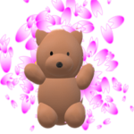 ぬいぐる民くまの「まはろ」 春