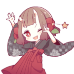 小鬼の少女スタンプ