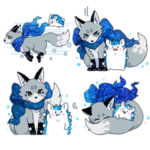 星ハリネズミのフフと宙キツネのクン