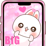BIG!❤️らぶうさ❤️桃色ピンクなうさぎ