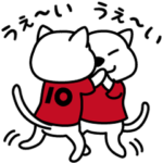 サッカーのゆるいネコ