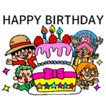 Rienbow☆ONE PIECEスタンプ