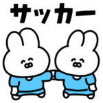 サッカーうさぎ