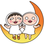 しろめちゃんとたれめちゃん