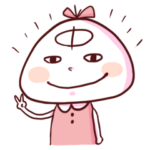 ナキャアミちゃんと仲間たち『にっ！』