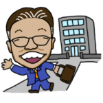 おじさんビジネスマン還暦バージョン2