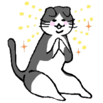 折れ耳のハチワレちゃん