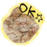 なかよし4ニャンズの日常スタンプ