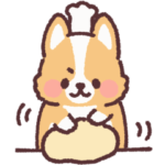 動く!まるまるコーギーのパン屋さん