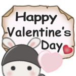 飛び出す＊Cafeうさぎさんスタンプ