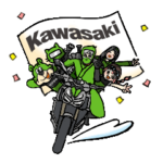 カワサキモータースジャパン公式スタンプ