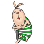 ウサビッチ 「動くスタンプの時間」