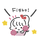 ゆるふわ女子◎吹き出しあいさつ #3