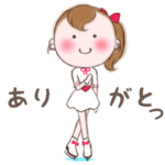 動く!可愛い丸顔フィギュアスケートガール3