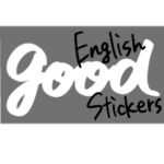 オシャレ感ある英語スタンプ グレーver.