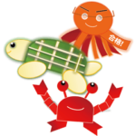 いつも前向きな海の生き物たち