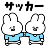 サッカーうさぎ