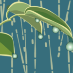 天気天候スタンプ－雨、曇り、晴れ、雷、雪