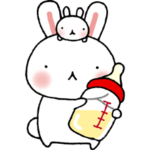 うさ母さんとうさ赤ちゃん