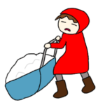 北海道の冬と雪の音