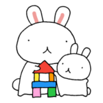 うさ母さんとうさ幼児
