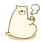 しろくまの暮らしスタンプ