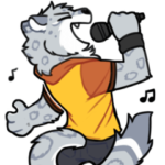 Snow Leopard With His Friends