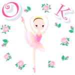 かわいいバレリーナ17バレエ背景が動く♡