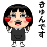 黒いワンピの女の子